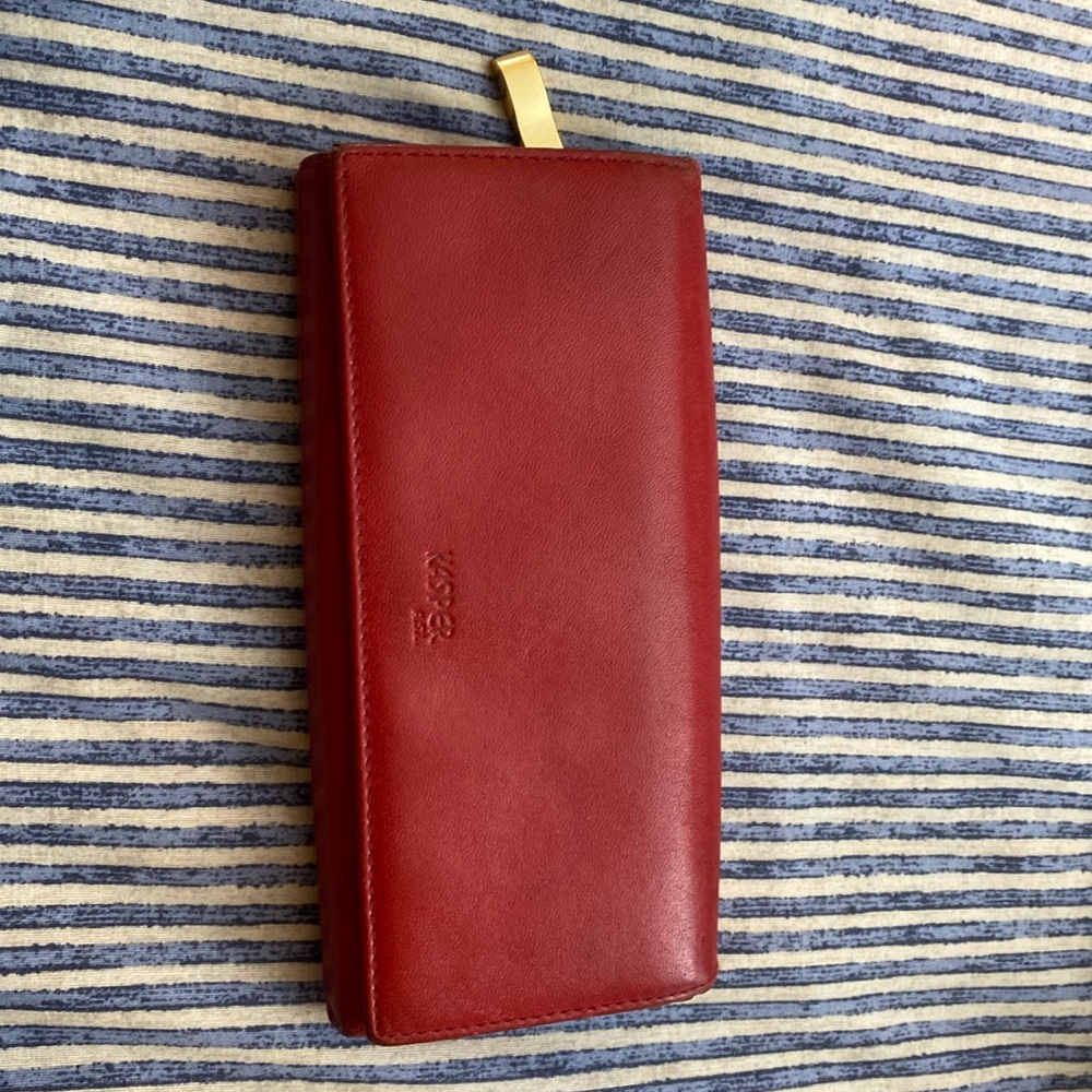 Genuine high quality leather 3 fold wallet